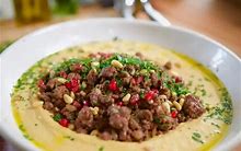 Hummus with Meat